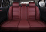 KVD Superior Leather Luxury Car Seat Cover for Mahindra Kuv100 6 Seater Wine Red (With 5 Year Onsite Warranty) - DZ059/31