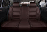 KVD Superior Leather Luxury Car Seat Cover for Jeep Compass Full Coffee (With 5 Year Onsite Warranty) - DZ061/25