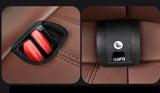 KVD Superior Leather Luxury Car Seat Cover for Maruti Suzuki Vitara Brezza Wine Red (With 5 Year Onsite Warranty) - D084/58
