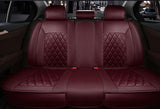KVD Superior Leather Luxury Car Seat Cover For Mg Hector Mehroon (With 5 Year Onsite Warranty) - D010/109