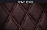KVD Superior Leather Luxury Car Seat Cover For Datsun Go+ Plus Light Tan (With 5 Year Onsite Warranty) - D013/118