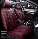 KVD Superior Leather Luxury Car Seat Cover FOR MARUTI SUZUKI Vitara Brezza MEHROON (WITH 5 YEARS WARRANTY) - D010/58