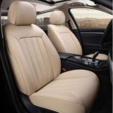 KVD Superior Leather Luxury Car Seat Cover for Tata Punch Full Beige (With 5 Year Onsite Warranty) - DZ109/111
