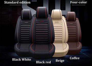 KVD Superior Leather Luxury Car Seat Cover FOR RENAULT KWID BLACK + SI –  autoclint