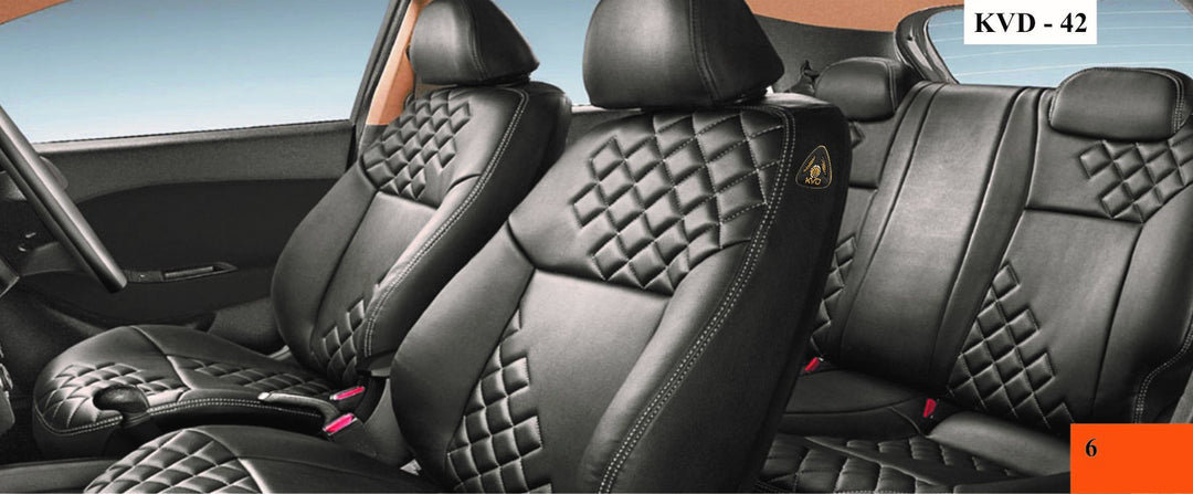 KVD Superior Leather Luxury Car Seat Cover FOR TOYOTA Innova