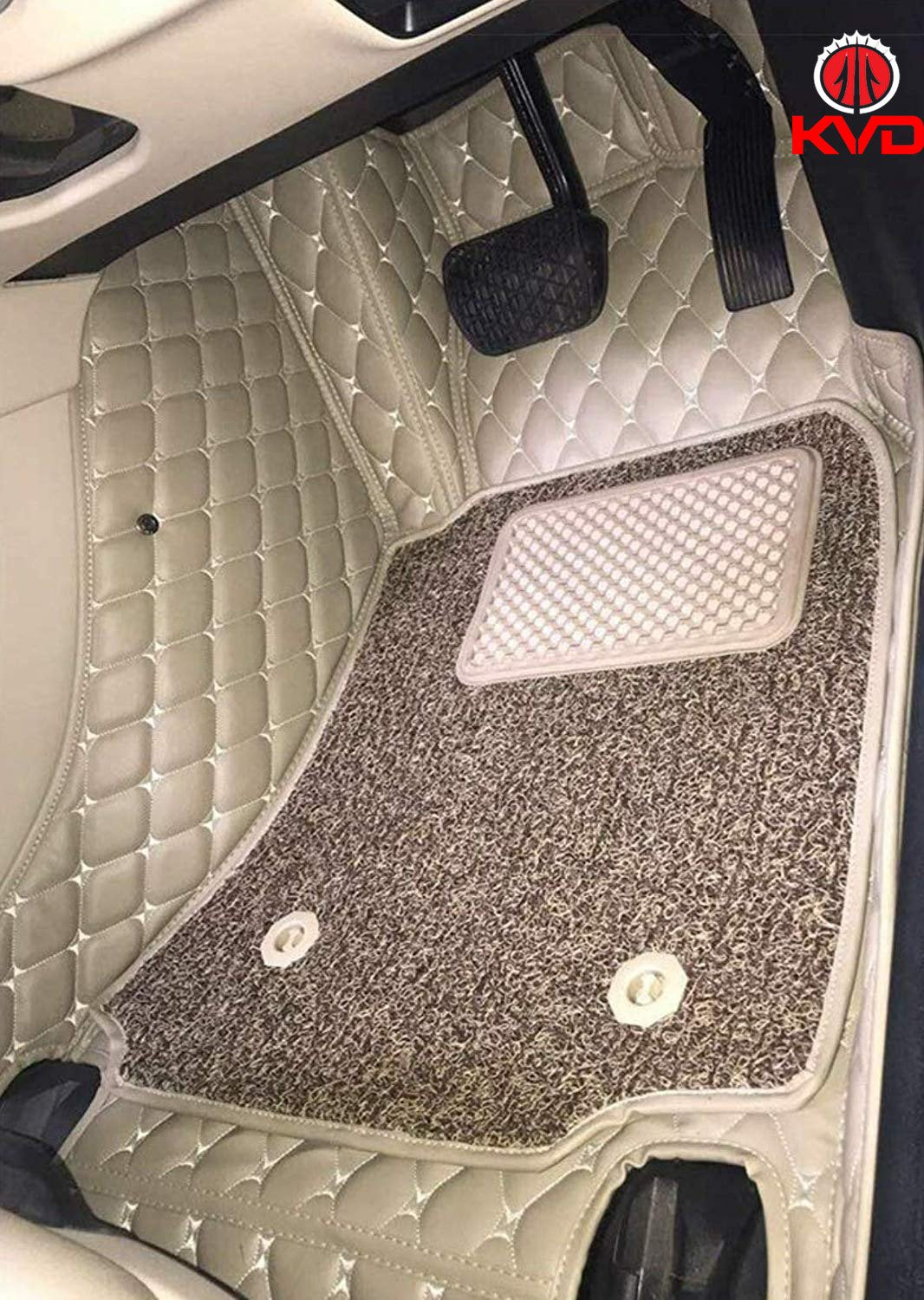 Diamond floor store mats car