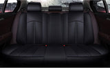 KVD Superior Leather Luxury Car Seat Cover for Renault Duster Full Black (With 5 Year Onsite Warranty) - D048/62