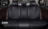 KVD Superior Leather Luxury Car Seat Cover for Maruti Suzuki XL6 Full Black (With 5 Year Onsite Warranty) (SP) - D050/103