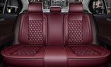 KVD Superior Leather Luxury Car Seat Cover for Chevrolet Enjoy 7 Seater Wine Red (With 5 Year Onsite Warranty) (SP) - D052/123