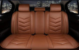 KVD Superior Leather Luxury Car Seat Cover for Tata Safari Tan + Beige (With 5 Year Onsite Warranty) (SP) - D069/78