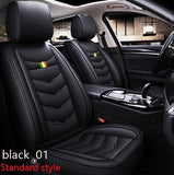 KVD Superior Leather Luxury Car Seat Cover for Maruti Suzuki Brezza Full Black (With 5 Year Onsite Warranty) - DZ079/58