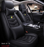 KVD Superior Leather Luxury Car Seat Cover for Maruti Suzuki Celerio Full Black Free Pillows And Neckrest Set (With 5 Year Onsite Warranty) - DZ079/46
