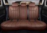 KVD Superior Leather Luxury Car Seat Cover for Tata Safari Storme Full Coffee (With 5 Year Onsite Warranty) - D082/78