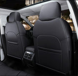 KVD Superior Leather Luxury Car Seat Cover for Skoda Octavia Full Black (With 5 Year Onsite Warranty) - D086/65