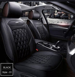 KVD Superior Leather Luxury Car Seat Cover For Mg Hector Full Black (With 5 Year Onsite Warranty) - D009/109
