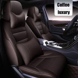 KVD Superior Leather Luxury Car Seat Cover for Maruti Suzuki Grand Vitara Full Coffee Free Pillows And Neckrest Set (With 5 Year Onsite Warranty) - DZ090/147