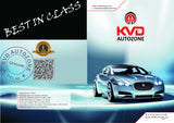 KVD Superior Leather Luxury Car Seat Cover FOR MARUTI SUZUKI Zen Estillo BLACK + SILVER (WITH 5 YEARS WARRANTY) - D030/61